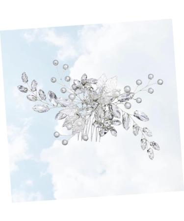 Beaupretty Crystal Headpiece Bride Headpieces for Wedding Bridal Headpiece Insert Comb Women Hairpins Lenceria De Mujer Diamond Headpiece Women Headwear Pearl Hair Grace Women's Accessories - Buy Online on GoSupps.com