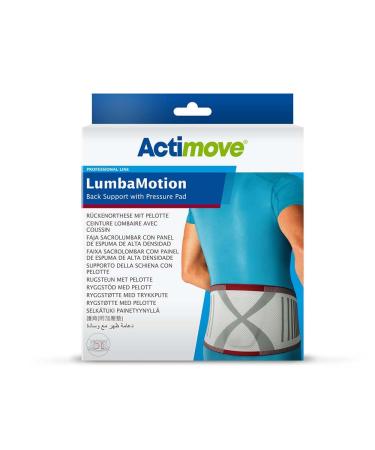 Professional LumbaMotion Back Support Belt for Sciatica & Herniated Disc Relief - Lumbar Sacral Support | Charcoal Large - Buy Online on GoSupps.com