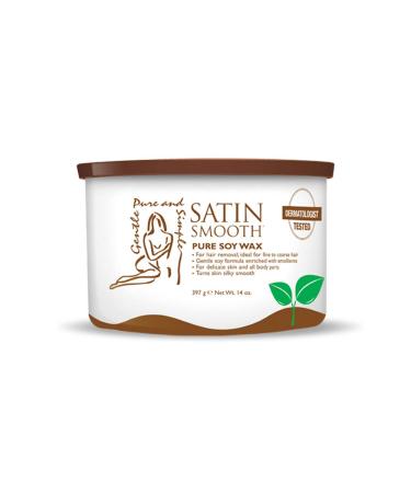 Satin Smooth Organic Soy Wax 14 Ounce by Satin Smooth