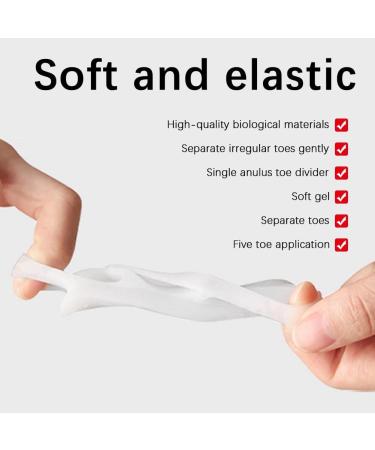 Reusable Toe Protector for Overlapping Toes - Hallux Valgus Corrector to Relieve Pain - Buy Online on GoSupps.com