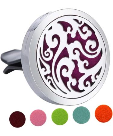 Mobestech Essential Oil Car Diffuser - Stainless Steel Vent Clip with Felt Pads for Handheld Freshness - Buy Online on GoSupps.com