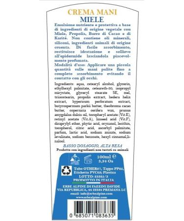 Honey Hand Cream 100 ml - Buy Online on GoSupps.com