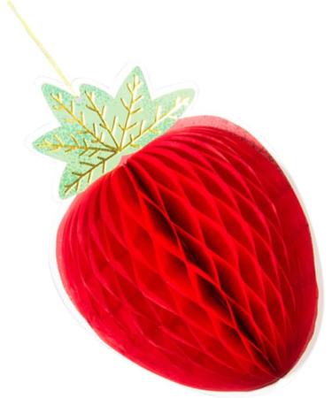 TOPBATHY Lantern Decor 3pcs Decorate Honeycomb Tissue Gift Strawberry Child Tissue Pom Poms As Shownx3pcs 15.5cm*22.5cmx3pcs - Buy Online on GoSupps.com