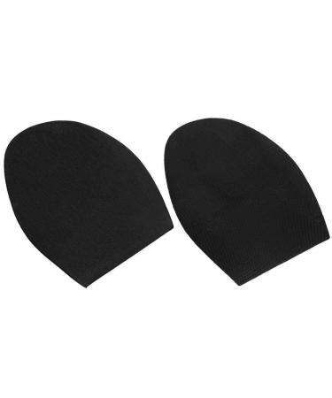 1 pair Non-slip Sole Non-Skid Shoe Pads Shoes Repair Rubber Soles Wear-resistant Rubber Heels Anti-Slip Replacement Outsoles Shoes Sole Protector(Black)