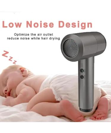Professional Cordless Hair Dryers Rechargeable Ionic Blow Dryer with Diffuser 6 Levels Wind Speed Adjustment Lightweight Hairdryer for Travel Home Salon Women - Buy Online on GoSupps.com