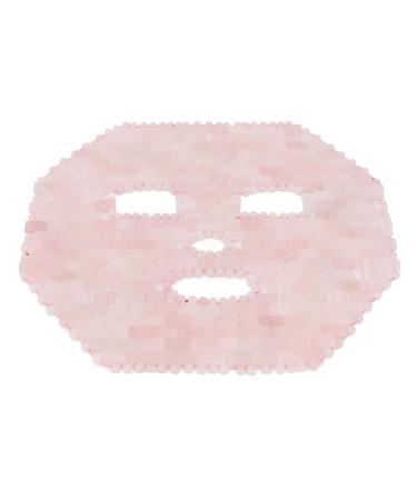 Jadestone Eye Mask for Spa | Rose Quartz Facial Cover & Massage for Dark Circles - Buy Online on GoSupps.com