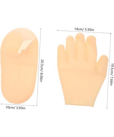  NOLITOY NOLITOY Set Exfoliating Hands and Feet Set Gels Lotion Gloves Hand Moisturizing Gloves Night Gloves Spa Gel Socks Hand Moisturizer Gloves Hydrating - Buy Online on GoSupps.com