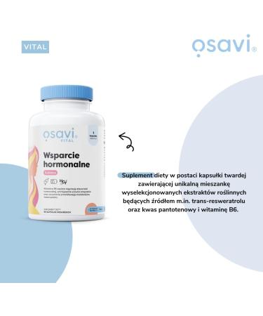 Olivit Sp z oo Osavi Hormonal Support Woman 30 vegan capsules - Buy Online on GoSupps.com