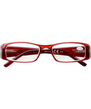 Eyekepper 5-Pack Spring Hinges Rectangular Reading Glasses - Sunshine Readers +3.0 - International Shipping Available - Buy Online on GoSupps.com