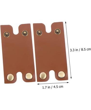 Angoily Leather Travel Razor Cover Case - Compact Shaver Storage Bag for Manual Razors | Set of 4 | 8.5x4.5cm - Perfect Travel Accessory - Buy Online on GoSupps.com