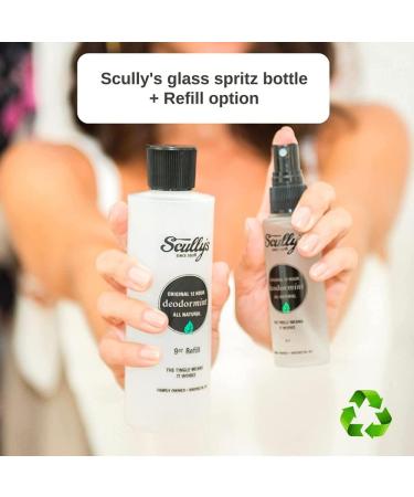 Natural Deodorant Scully s Refill | 12 Hour Protection for Women Men & Kids | No Parabens No Aluminum Non-Irritating 9 Oz - Buy Online on GoSupps.com