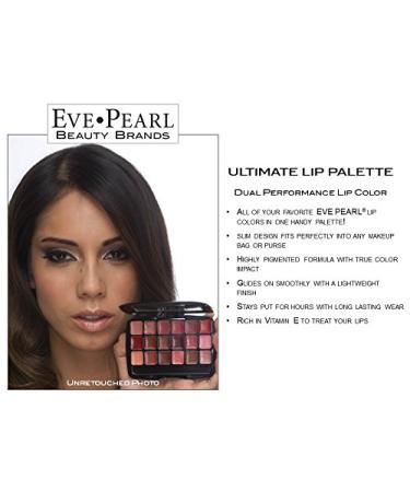 EVE PEARL Ultimate Lip Palette - 18 Color Matte & Shimmer Lipstick Set with Aloe & Vitamin E - Buy Online on GoSupps.com