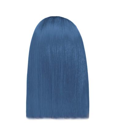 Long Blue Wig for Women | Brazilian Straight & Curly Hairstyles | Perfect for 50s 60s 70s 80s Parties - International Shipping Available - Buy Online on GoSupps.com