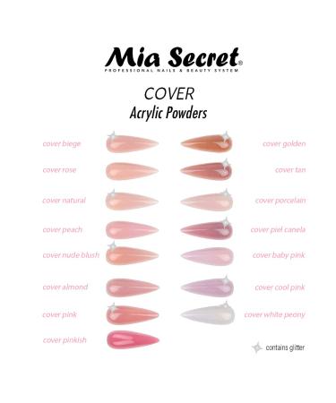 Mia Secret Cover Nude Blush Acrylic Powder 1oz - Professional Quality - Buy Online on GoSupps.com