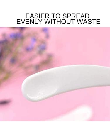 Buy Mini Disposable Curved Makeup Spatulas | 100Pcs Cosmetic Spoon for Creams & Facial Use | International Shipping - Buy Online on GoSupps.com