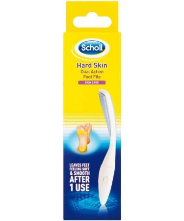 Scholl Hard Skin Double Action Footfile & Cracked Heel Repair Cream Active Repair K+ 60 ml (Pack of 1) + Heel Repair Cream - Buy Online on GoSupps.com