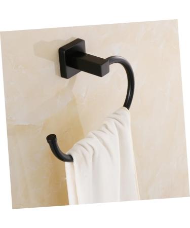 Zerodeko Mounted Stainless Kitchen Towel Black Bedroom Multi-Function Bathroom Steel Wall Hook for Rack - Buy Online on GoSupps.com