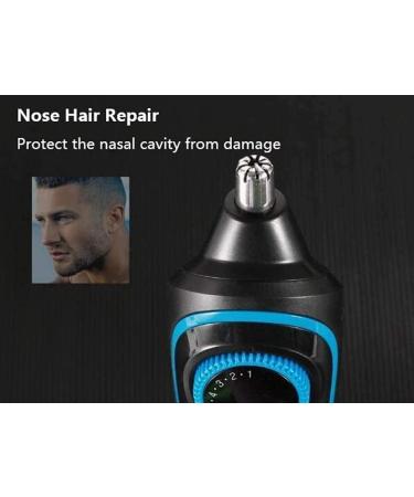 Buy 6-in-1 Rechargeable Waterproof Electric Razor for Men | Precision Trimmer & Hair Clippers | Wet & Dry Shaver Easy Clean - International Shipping Available - Buy Online on GoSupps.com