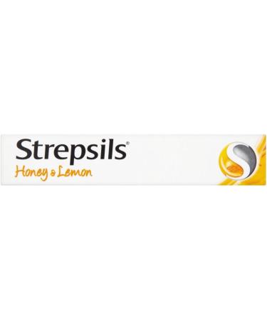 Strepsils Honey & Lemon Lozenges 16s | Gluten Free Sore Throat Relief | Soothes & Fights Infection | Works in 5 Mins - Buy Online on GoSupps.com