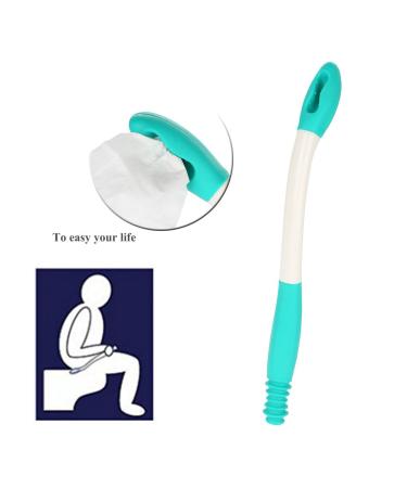 Salmue Bottom Bum Wiper - Long Handle Toilet Aid Tool for Comfortable Self-Wiping - Buy Online on GoSupps.com