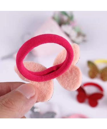 36 Pcs Colorful Elastic Hair Ties for Girls | Cute Ponytail Holders for Baby Girls, Toddlers, Kids | Soft Rubber Bands Hair Accessories - Buy Online on GoSupps.com