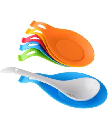 for Home Silicone Mat Kitchen Non-Slip Spoon Spatula Rack Holder Red Utensils Rosy - Buy Online on GoSupps.com