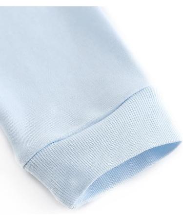 Chamie Newborn Baby 9-12 Months Clothing Set | 5 Pcs Bodysuit, 4 Pcs Pants, Vests | Pure Cotton | Boys and Girls 0-12M | Blue2 - Buy Online on GoSupps.com