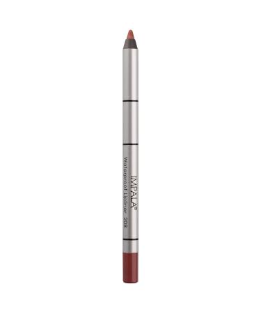 IMPALA | Creamy Waterproof Lip Pencil Nude Color 208 | Permanent Lip Liner | Waterproof Lip Pencil | Long-lasting Lip Liner | Volumizing Effect 208 Nude