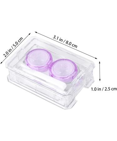 Solustre 4-Piece Mini Container Set for Colored Contact Lenses | Eye Care Holder & Carrying Bag - Buy Online on GoSupps.com