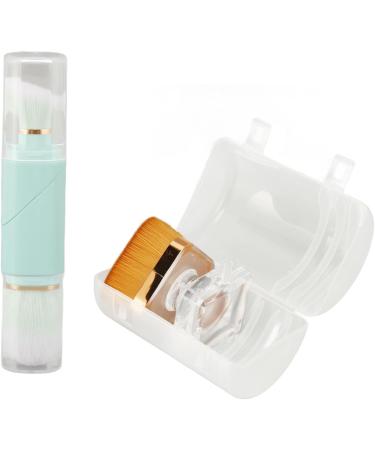 Dual End Makeup Foundation Brush with 360 Degrees Rotation Soft Hair and Portable Size for Beautiful Face - Buy Online on GoSupps.com