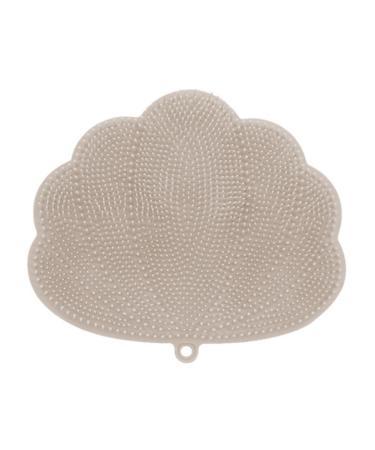 zabeto Wall-Mounted Hands-Free Back and Foot Scrubber with Suction Cups - Deep Clean and Exfoliate in The Shower Khaki Durable Easy to Use