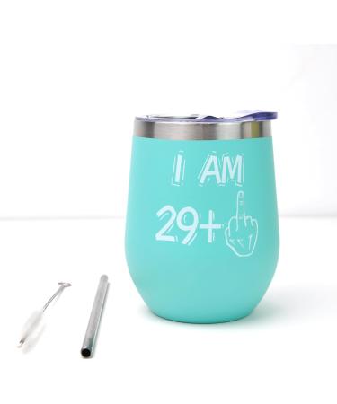 Bokalaka 30th Birthday Gift for Women - Stainless Steel Vineyards 350ml Blue - Perfect 30th Birthday Celebration - Buy Online on GoSupps.com