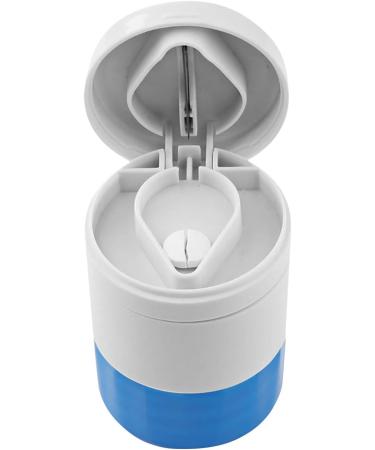Coupe Comprim - 3 En 1 Pilulier Portable Broyeur Pulv risateur Et Coupe-pilule Pour Petites Pilules | Pilulier De Voyage Portable Avec Coupe-pilule | Multifonction Broyeur De Pilules Pour Vitamines Blue - Buy Online on GoSupps.com