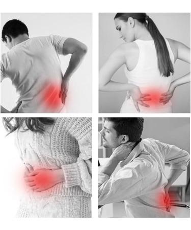 Miober Lumbar Peg Belts with Magnetic Therapy - Self-Heating Lower Back Pain Relief Belt for Men & Women - Sciatica Disc Support - Gray XL - Buy Online on GoSupps.com