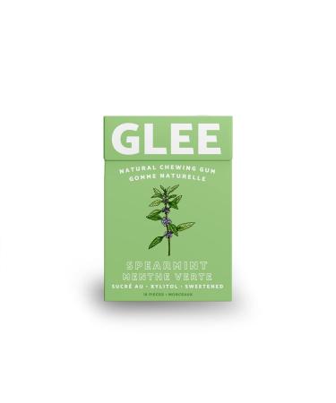 Glee Gum Xylitol-Sweetened Sugar-Free Spearmint Natural Chewing Gum 240g (Pack of 12) Mint 12 count (Pack of 1)