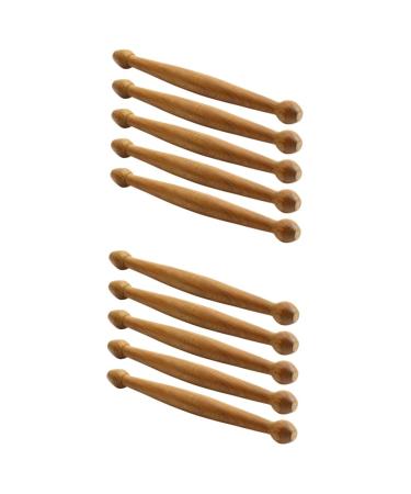 GATUIDA 10 STK Wood Massage Device Traditional acupuncture massage devices body massage device trigger point massage tab reflex zone massage tools facial tools wooden vietnam multi-purpose