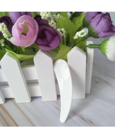 200PCS Stream Scoop Crescent Plastic Spoon White Mask Pick Stick Cosmetic Tool for Efficient Sorting - Buy Online on GoSupps.com