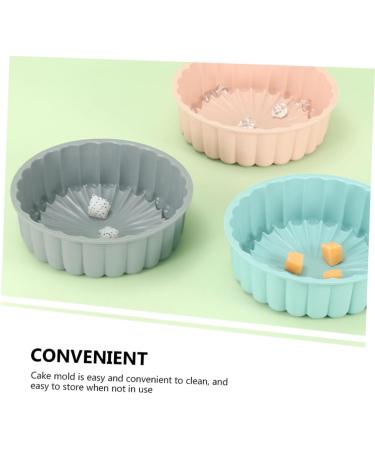 HOMSFOU Cake Pans Baking Pans Cheese Cake Pan Cake Mold Silicone Cake Pan Baking Mold Kitchen Silicone Bakeware Silicone Baking Mould Kitchen Mold Cake Tins Food Grade Silicone Round Can - Buy Online on GoSupps.com