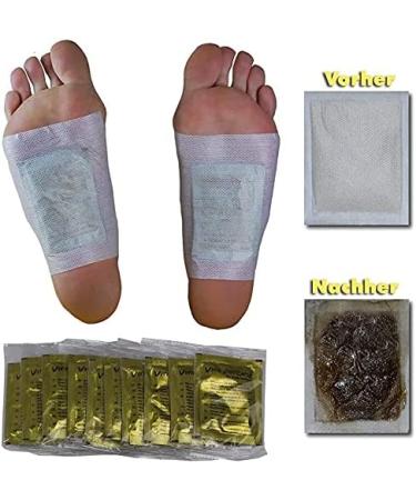 Buy 200 x Vita Patchy Gold Foot Plasters - High-Quality Tourmaline Bamboo Foot Pads for Soothing Relief - International Shipping Available - Buy Online on GoSupps.com