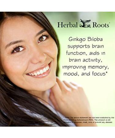 Organic Ginkgo Biloba Supplement - 60 Vegan Capsules, 400mg/Serving - Made in USA - Buy Online on GoSupps.com