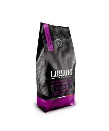 Lugano Whole Bean Coffee Espresso Beans - Italian Espresso Beans - 1KG - Elite Dark Elite Dark 1 kg (Pack of 1)