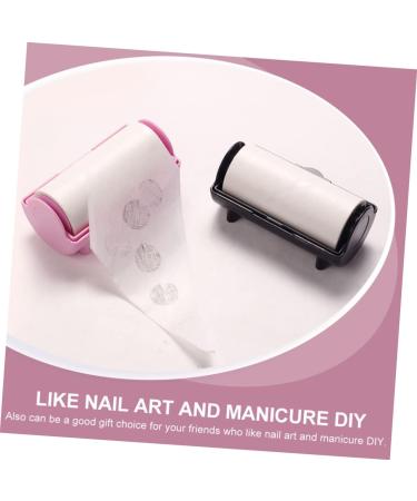 POPETPOP 1 Roll Stamp blotting paper nail oil absorbing paper nail art stamper paper cleaning tool nail art stamper pattern remover nail kits oil absorbing sheet plastic abs oil absorption 11.5x6cm Black - Buy Online on GoSupps.com