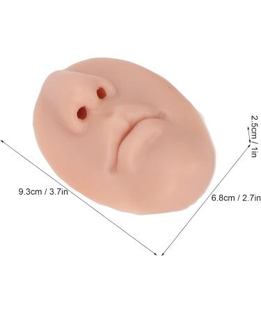 Obetuens 3-Piece 3D Silicone Nose & Mouth Model - Soft Piercing Exercise & Reusable Body Parts Display Model for Jewelry Puncture - Buy Online on GoSupps.com