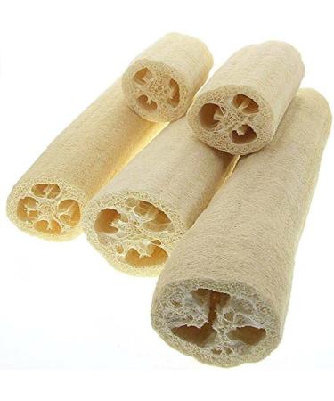 Luffa Cucumber Sponge - Natural Fiber Bath & Body Sponge | Kosmetex 19 cm (1 Pack) - Eco-Friendly Exfoliation - Buy Online on GoSupps.com