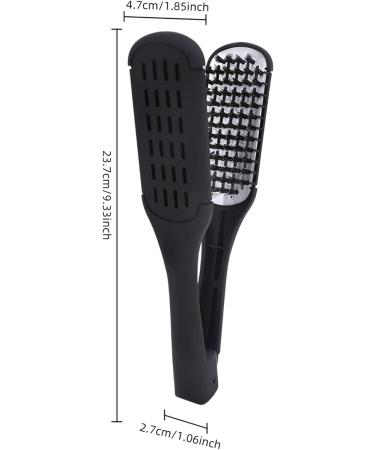 Straight Brush for Hair Double Sided Smoothing Hair Comb Nonslip hair straightener brush for travel home school business trip - Buy Online on GoSupps.com