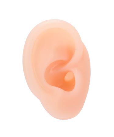 Earwax Removal Silicone Ear Model Simulation Artificial Human Right Ear Display Model for Hearing Aid Wearing