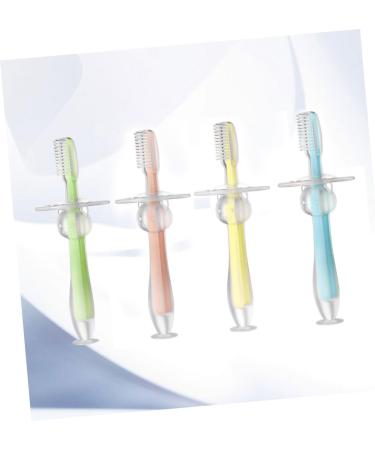 Hapinary Infant Toothbrush Set - 4-Piece Newborn & Toddler Training Brushes for Healthy Teeth - Buy Online on GoSupps.com