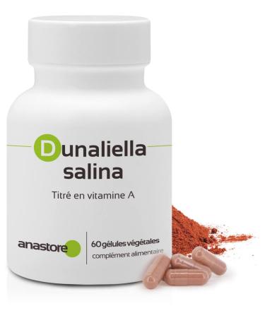 Vitamins A (r tinol) * 16 mg / 60 capsules * dry extract from the Alge Dunaliella 30% titrated from -carotene * eyes skin immune vegan