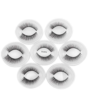 Shidishangpin 7 Pairs 3D Natural False Eyelashes - Soft Thick Handmade Multi-Layered Lash Extensions for Stunning Makeup - Buy Online on GoSupps.com