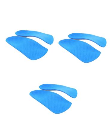 FOMIYES 3 Pairs Arch Support Shoe Inserts Foot Arch Support Insole Shoes Pad for Flatfoot Plantar Arch Support Flat Foot Insoles Flat Foot Arch Support Men and Women Sports Shoes